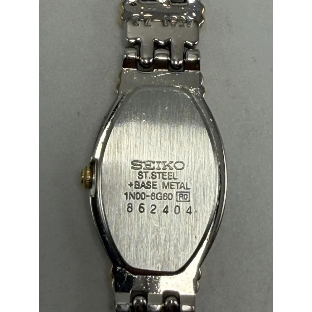 Seiko 1N00-6G60 New Battery Ladies Watch 18MM 8